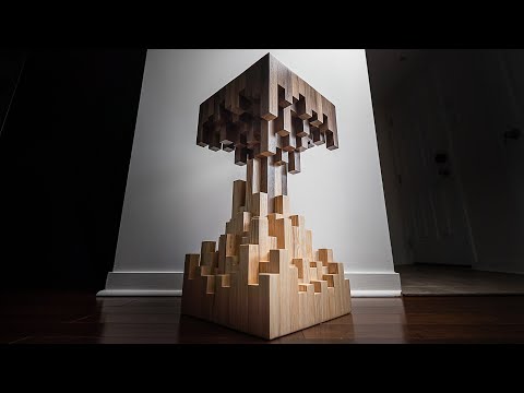 A Use For All Your Scrap Lumber? - The Pixelated End Table Build