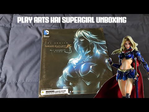 Play Arts Kai Supergirl Unboxing