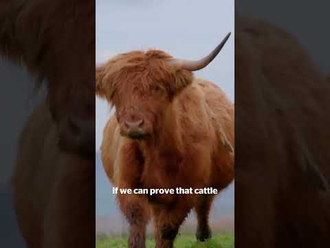 Can Grazing Cattle Help Save the Planet? 🌍#shorts