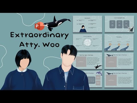 Extraordinary Attorney Woo PowerPoint Template  | Animated Slide | FREE TEMPLATE |