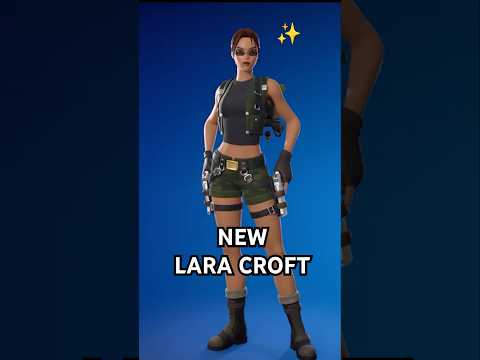 *NEW* Lara Croft (2000s) Skin - Fortnite Tomb Raider Bundle