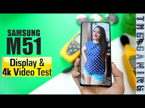 Samsung Galaxy M51 - 4K Video & Display Test