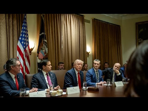 President Trump Hosts First Cabinet Meeting, Feb. 26, 2025