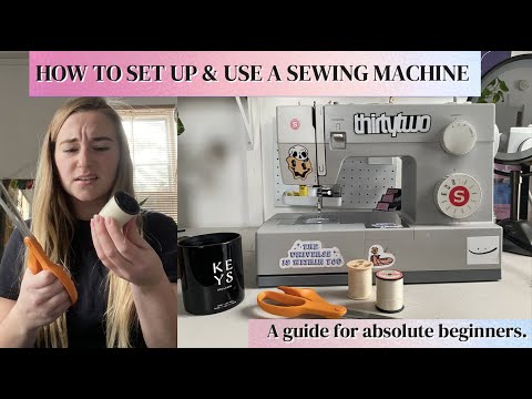 An ABSOLUTE BEGINNERS guide to sewing // How to use a sewing machine // Heavy Duty Singer