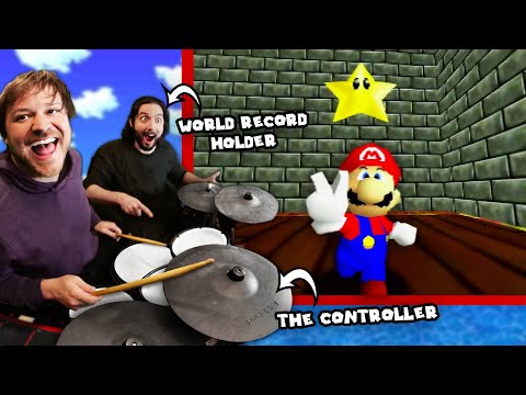 Speedrunning Games with a Drum Set