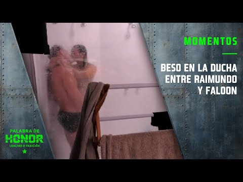 Beso en la ducha entre Raimundo y Faloon | Palabra de Honor | Canal 13