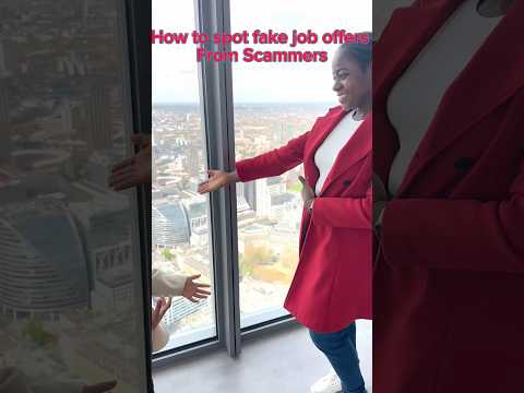 How to spot fake job offers #career #joboffers #fypyoutubeshorts