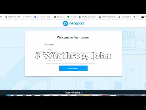 Mr. L - APUSH - Nearpod sign-in instructions