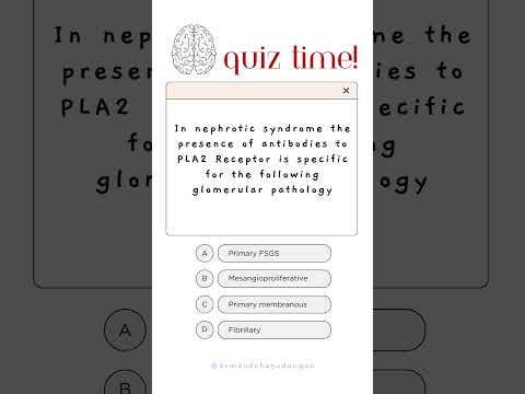 Quiz time! #shorts #glomerulonephritis #nephroticsyndrome #medicine #medicalstudent