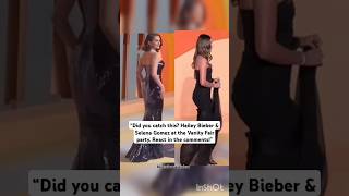 Hailey Bieber & Selena Gomez at Vanity Fair Party#selenagomez #haileybieber #oscars2025 #vanityfair