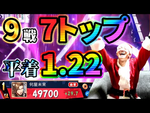 【麻雀】聖夜の友人戦で9戦7トップ平着1.22と視聴者をフルボッコにするサタン何屋未来