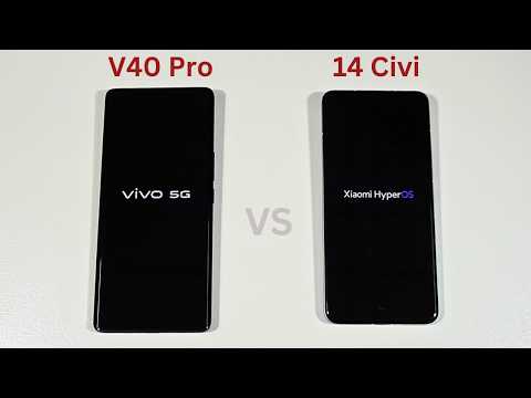 Vivo V40 Pro vs Xiaomi 14 Civi Speed Test and Camera Comparison