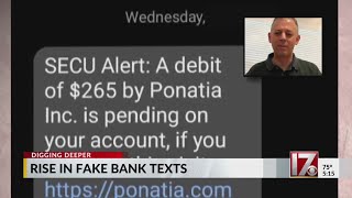 Phony bank text scam targets NC man; how to protect yourself