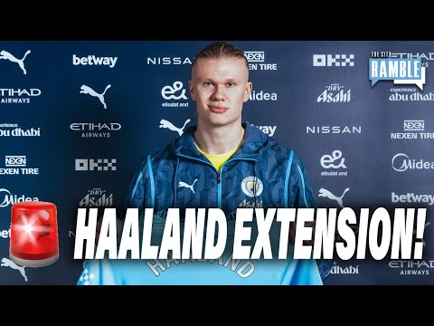 🚨 EMERGENCY REACTION! Erling Haaland signs a 9.5 year contract at Man City 🤯