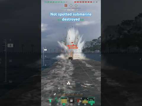 Not spotted submarine destroyed