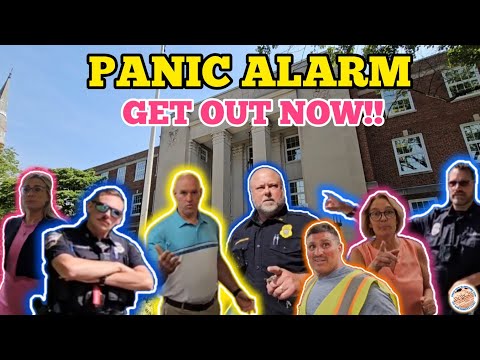 PANIC ALARM PUSHED *KAREN ALERT* POLICE *DISMISSED* THEMSELVES/CT TOWNHALL *OWNED* 1ST AMENDMENT