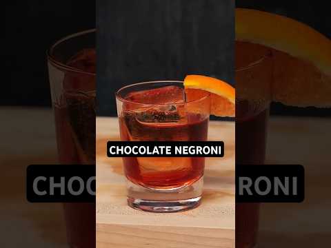 Chocolate Negroni, enough said. Make this!