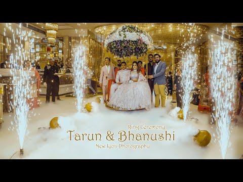 Best Cinematic Ring Ceremony ||Tarun & Bhanushi || NewJyoti Photography Fatehabad #2023#delhi#india