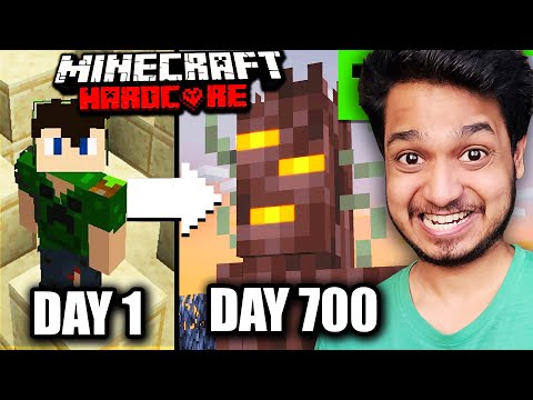 I Surviving 700 Days in Hardcore Minecraft [UPDATING MY WORLD AFTER 1 YEAR]​