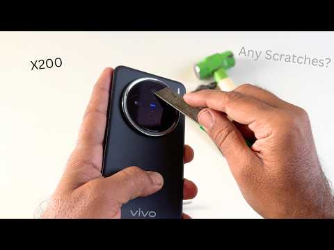 Vivo X200 Screen Scratch Test