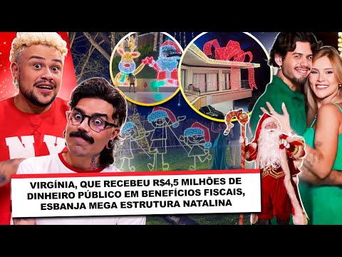 ANALISANDO A DECORAÇÃO CAFONA DE NATAL DA VIRGÍNIA E ZÉ FELIPE | Diva Depressão