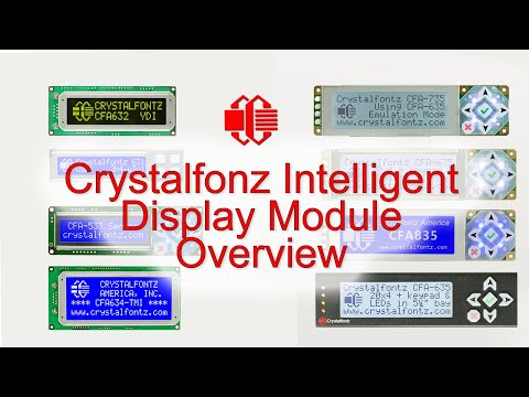 Crystalfontz Intelligent Display Modules Overview