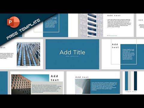 Blue Minimalist Powerpoint Template | Aesthetic PowerPoint Presentation | Free Template