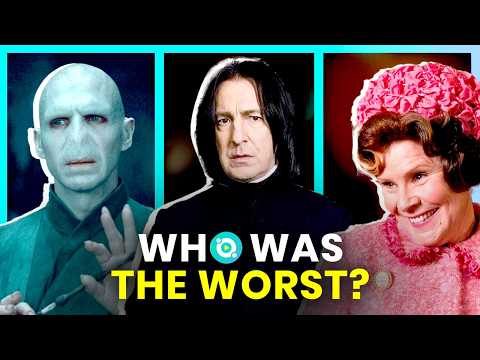 Ranking 10 Most Evil Harry Potter Villains | OSSA Movies