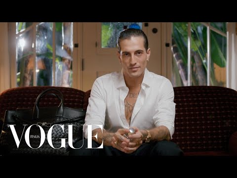 Damiano David rivela cosa custodisce nella sua borsa | In The Bag | Vogue Italia