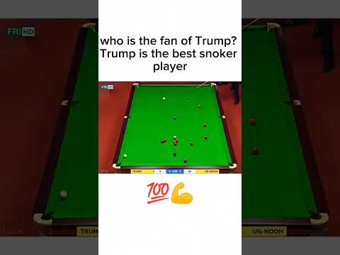 Trump is the best snooker player #trendingshorts #snooke #snookerplayer #shots #worldsnooker #sn