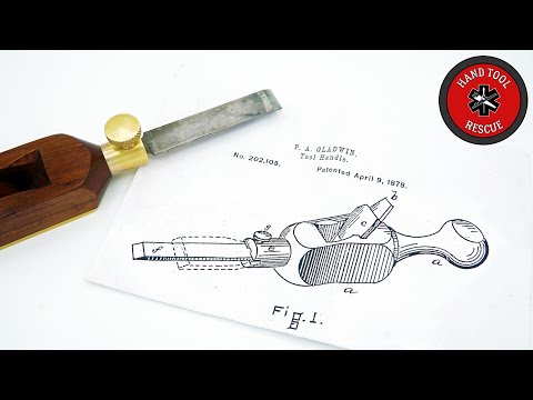 I Remake An Odd 1878 Hand Plane Chisel Patent [Patent Remake]