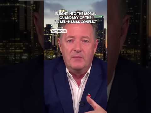 Insight into the moral quandary of the Israel-Hamas conflict #israel #jordanpeterson #piersmorgan