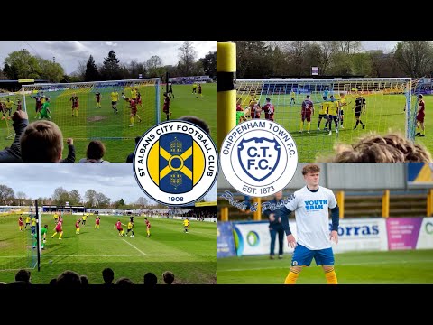 SAINTS STUTTER IN PLAY OFF RUN IN | ST ALBANS CITY VS CHIPPENHAM TOWN MATCH DAY VLOG