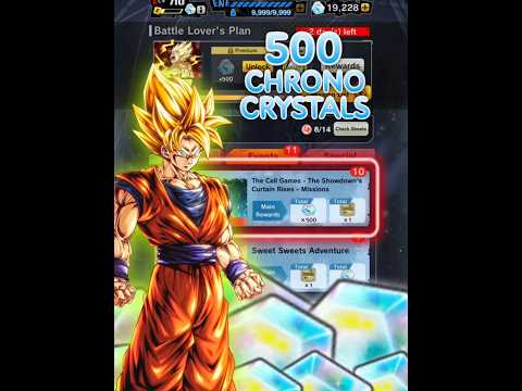 Get Free 500 Chrono Crystals In Dragon Ball Legends fast #dblegends #dragonball #dbl #cooler #broly