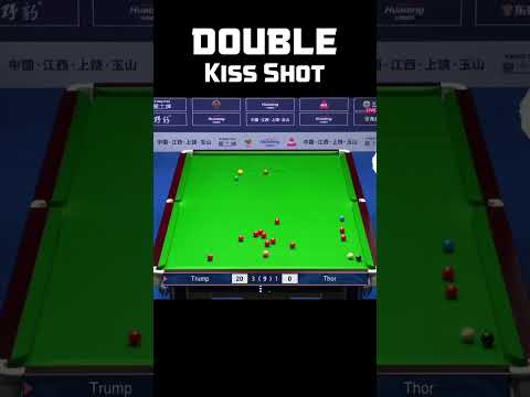 Double kiss shots #snooker2024 #snookermoments