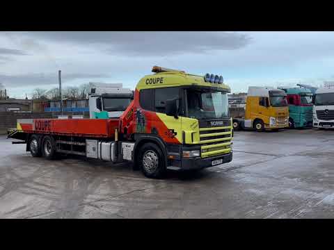 **SOLD** 1997 Scania 124L.360 Sleeper Cab, Manual Gearbox, Hiab - Dixon Commercial Exports Ltd