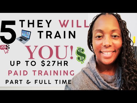 "Get Paid to Train! 💰 Work from Home Jobs with FREE Training