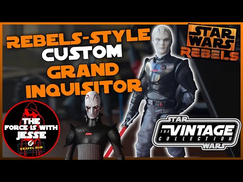 CUSTOM STAR WARS REBELS-STYLE GRAND INQUISITOR! VINTAGE COLLECTION AND BLACK SERIES