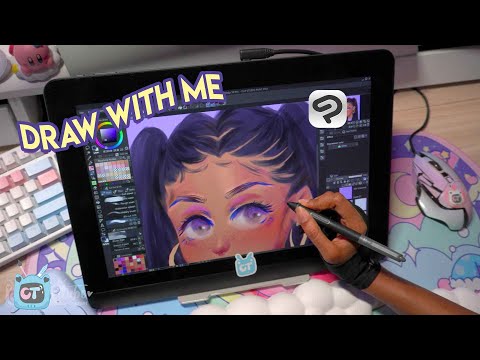 Cozy Late Night🌙 Draw with Me // rendering and shading