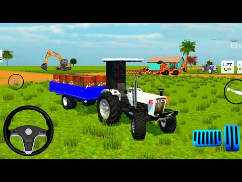 TRAKTOR TROLLEY JCB // डीजल ड्रम पीप 😱 पेट्रोल #trending #trektor #viralvideo #gaming #jcb