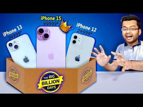 iPhone 15 Price in Flipkart Big Billion Day Sale 2024 & iPhone 13 Price in Amazon Great Indian Sale