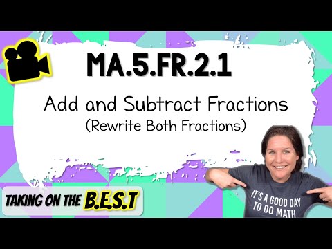 5th | Add and Subtract FRACTIONS with UNLIKE Denominators | Taking on the B.E.S.T