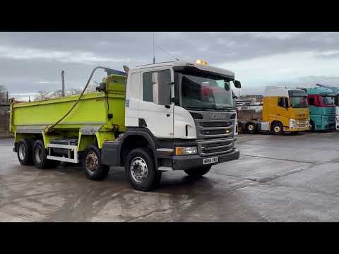 **SOLD** 2015 Scania P370, 8x4 Day Cab, Auto G/Box, Steel Body Tipper - Dixon Commercial Exports