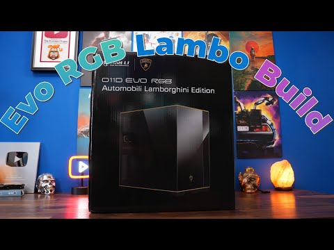 Lian Li O11D Evo RGB Automobili Lamborghini Edition Timelapse build