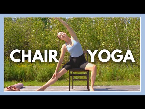 15 min Chair Yoga Class for Seniors & Beginners