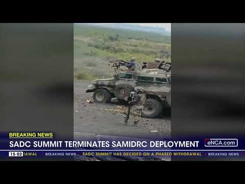 SADC summit terminates SAMIDRC deployment