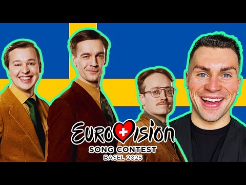 LET’S REACT TO SWEDEN’S ENTRY FOR EUROVISION 2025 | KAJ - BARA BADA BASTU