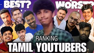 RANKING TAMIL YOUTUBERS📈📉 #tamilyoutubers #ranking