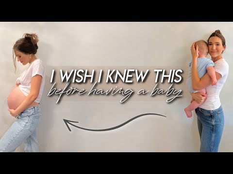 THINGS I WISH I KNEW BEFORE HAVING A BABY | advice for new & expecting moms 2024