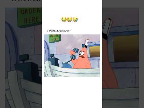 Is this the Krusty Krab??😭🤣💀 #shorts #funny #memes #comedy #cartoon #clips #fyp